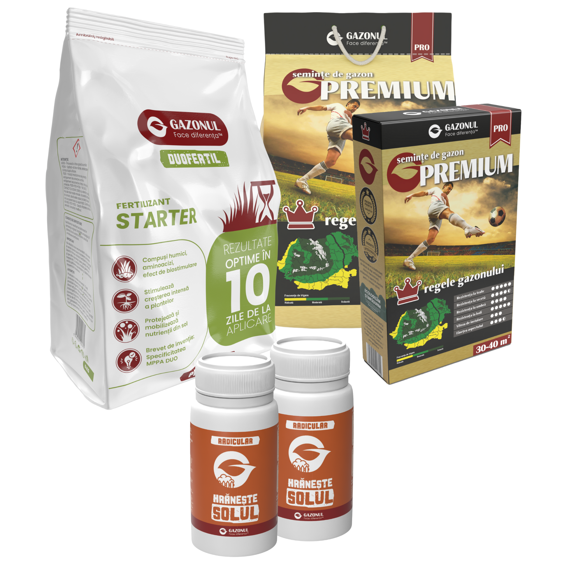 Pachet însămânțare gazon - Premium