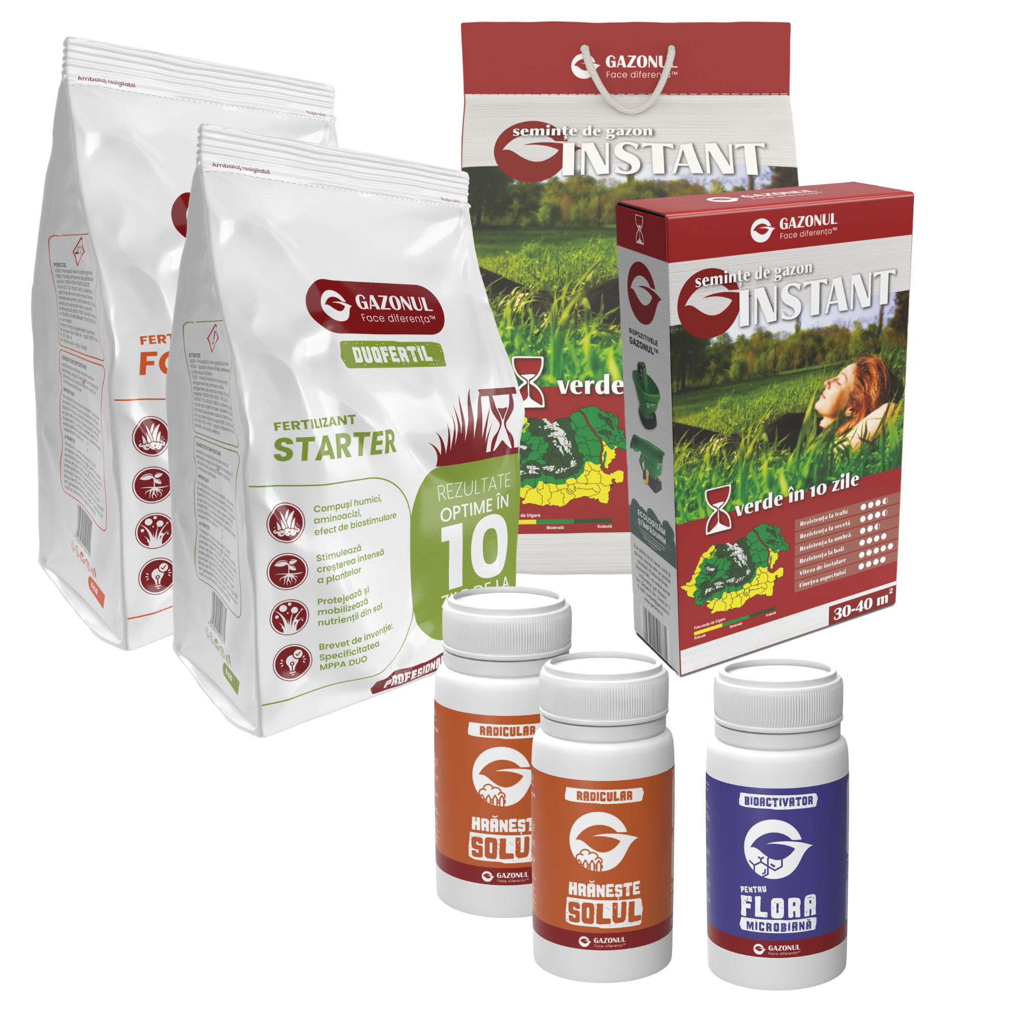 Pachet MAX însămânțare gazon - Instant