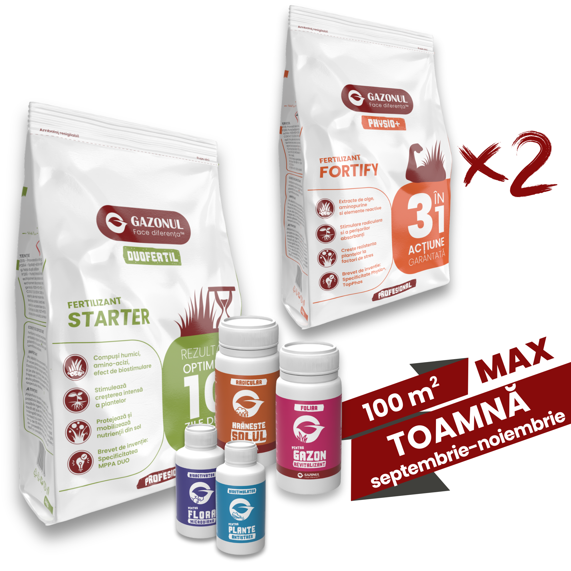 Pachet MAX fertilizare Toamnă (Septembrie-Noiembrie)