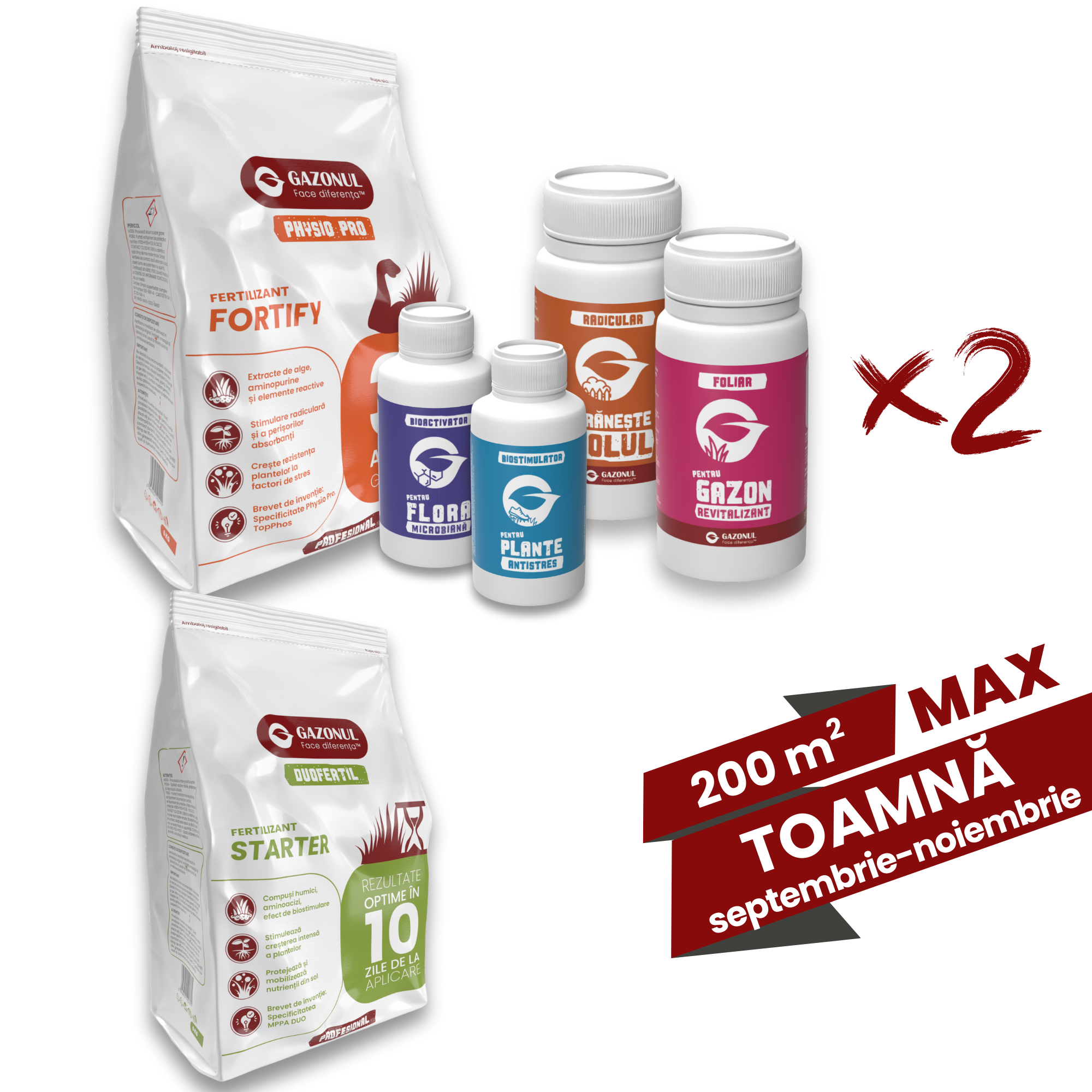 Pachet MAX fertilizare Toamnă (Septembrie-Noiembrie)