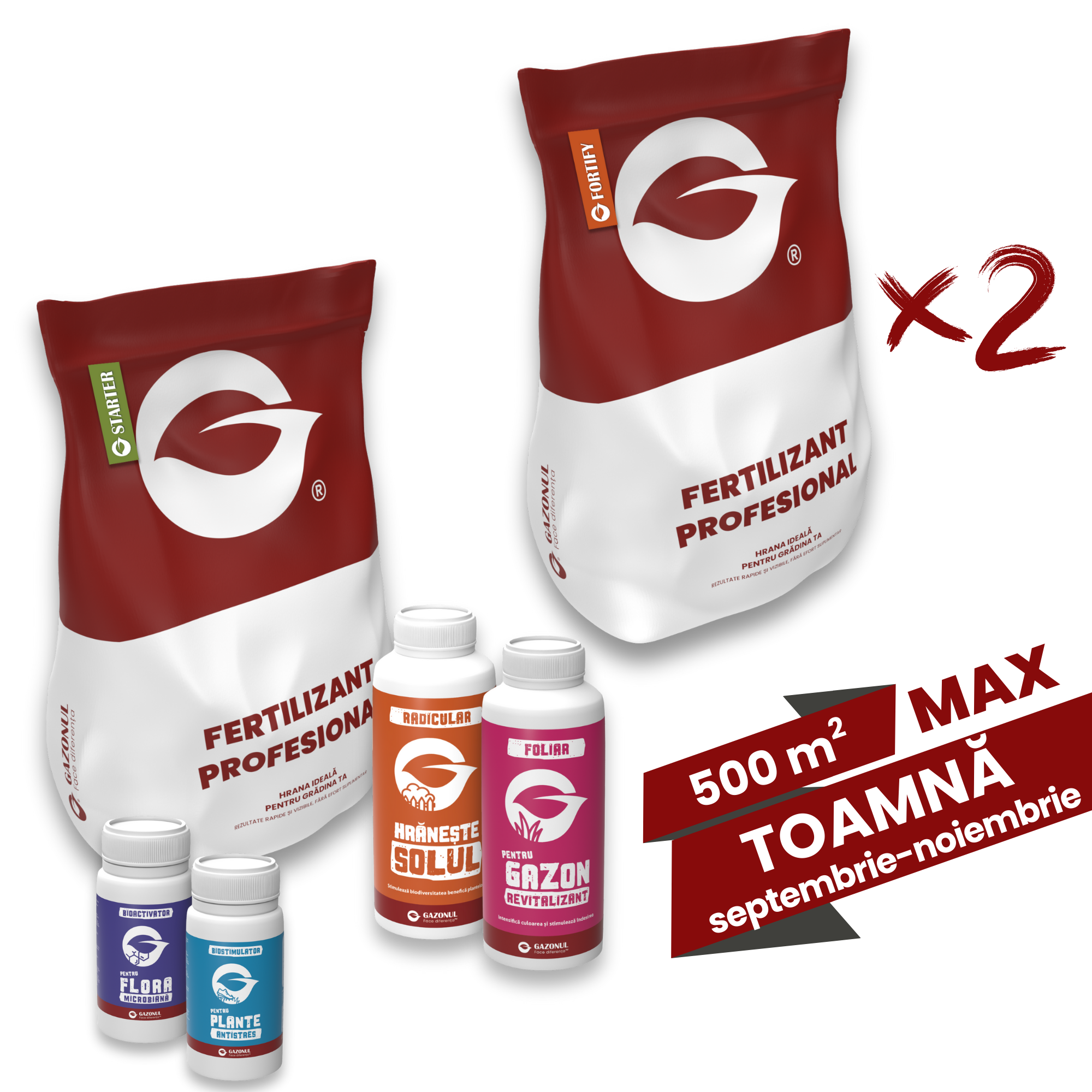 Pachet MAX fertilizare Toamnă (Septembrie-Noiembrie)