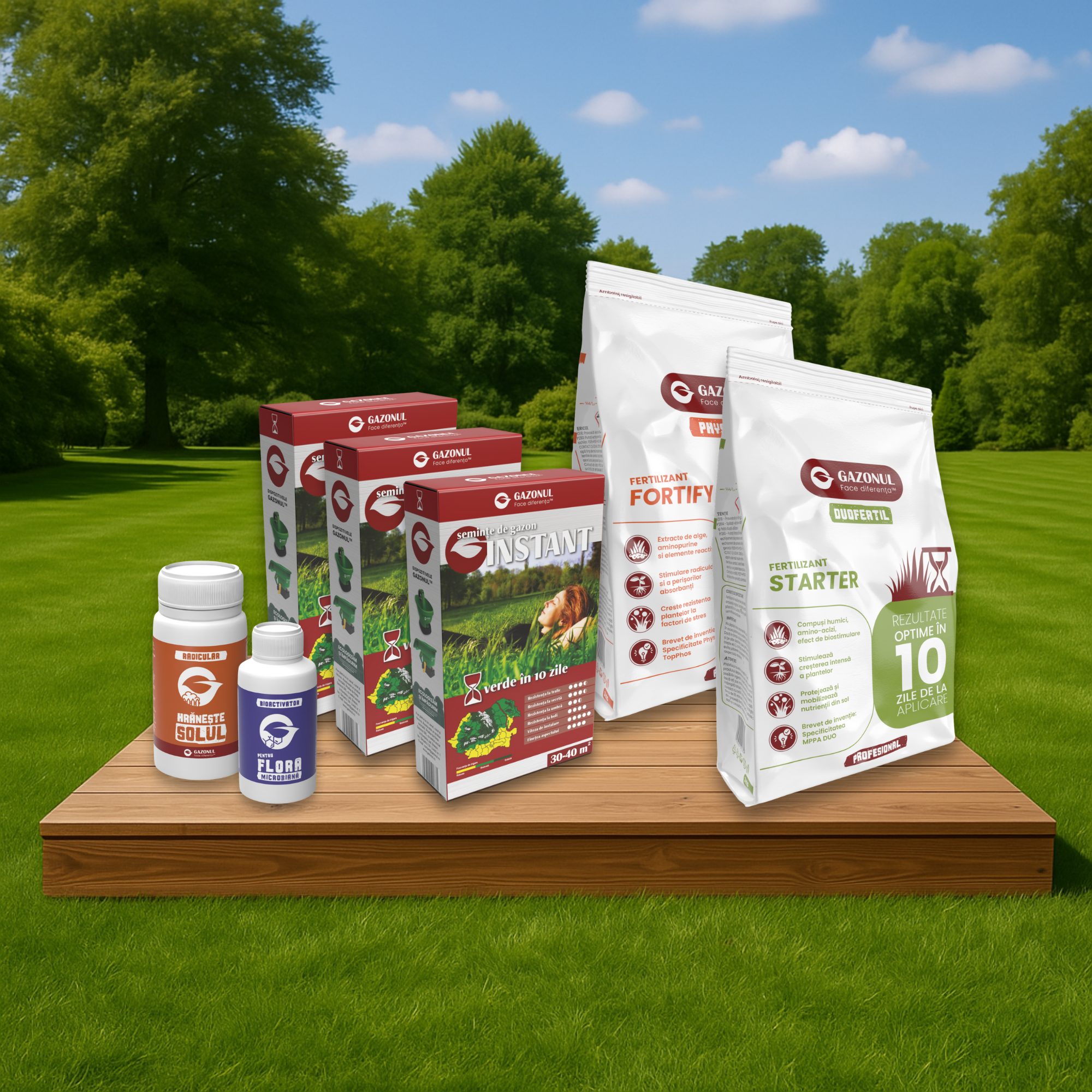 Pachet MAX însămânțare gazon - Instant