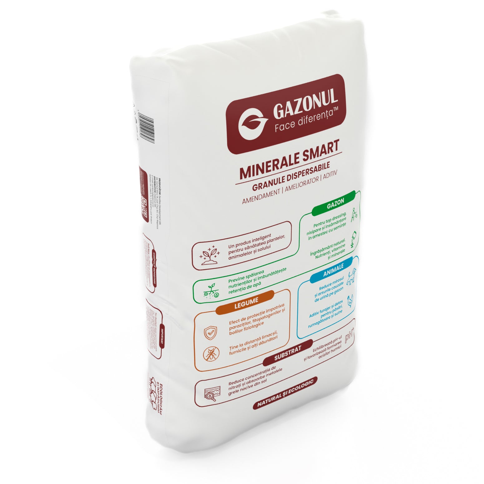 Minerale Smart, amendament granule pentru îmbunătățirea pH-ului solului