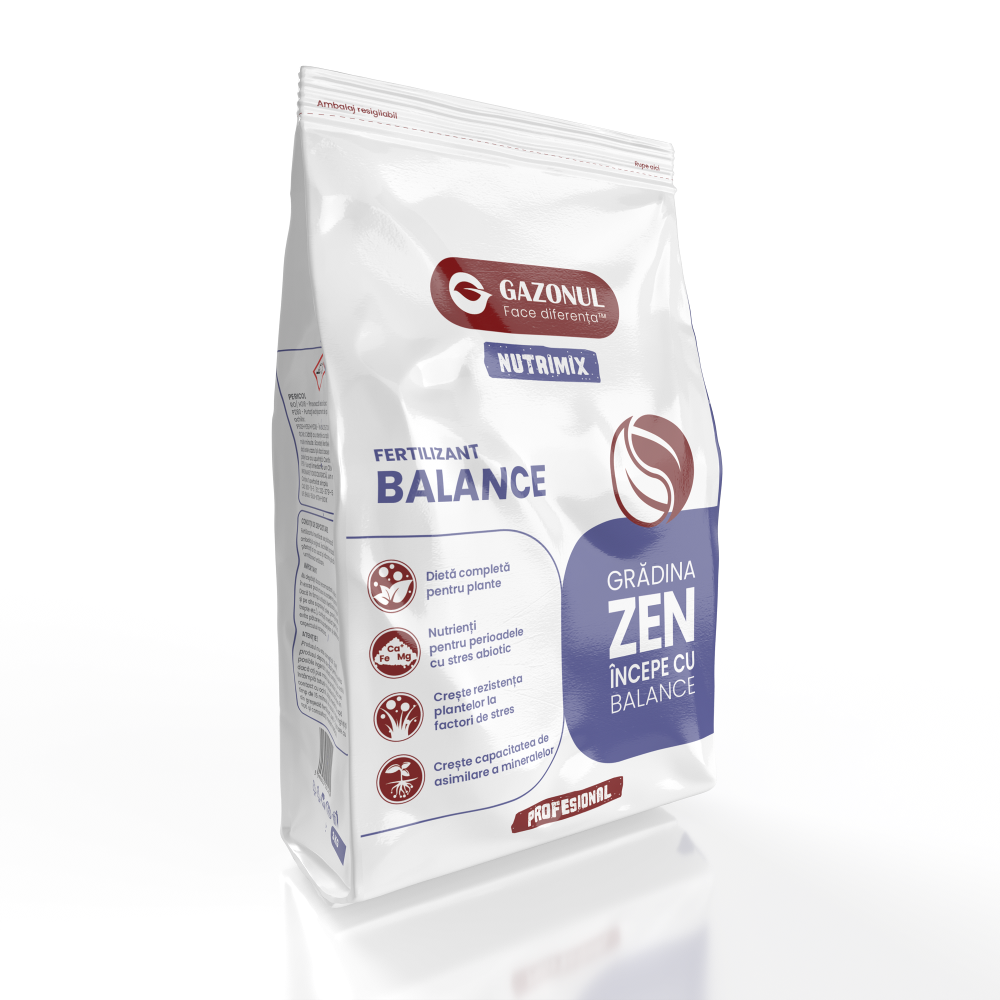 Îngrășământ gazon Balance pentru întreținerea și menținerea aspectului