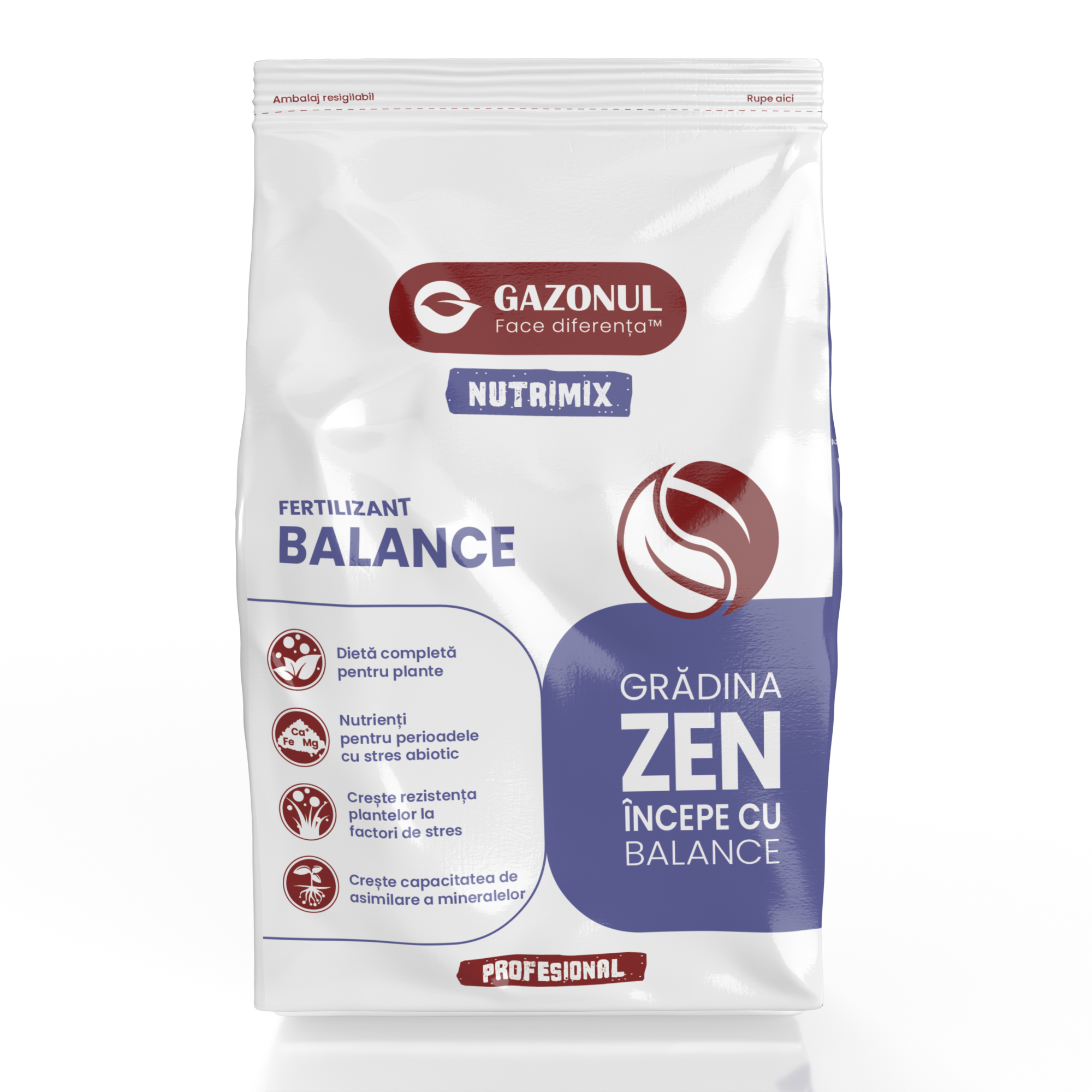 Îngrășământ gazon Balance pentru întreținerea și menținerea aspectului