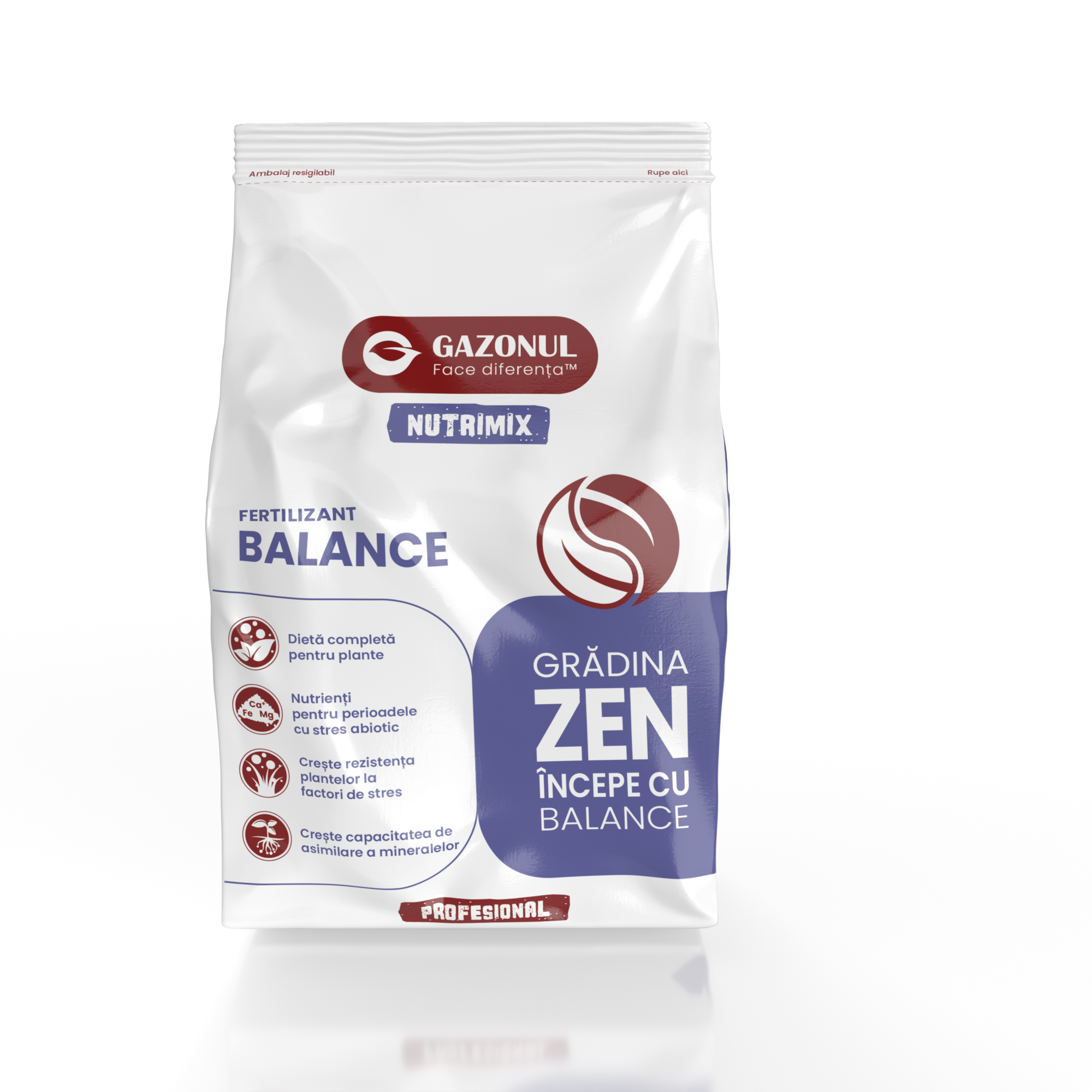 Îngrășământ gazon Balance pentru întreținerea și menținerea aspectului