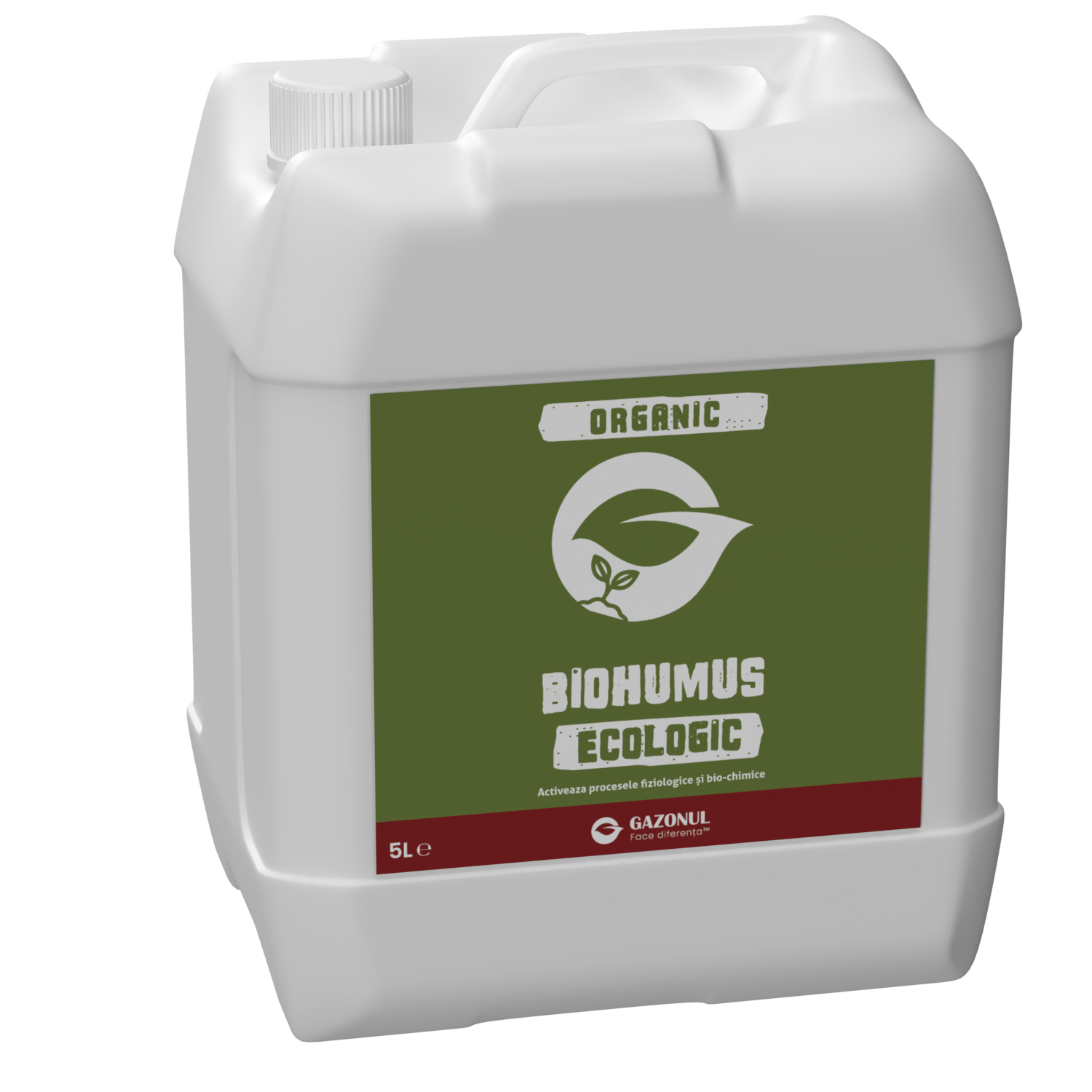 Îngrășământ Organic BioHumus, cu humus de râmă, pentru gazon, legume și flori