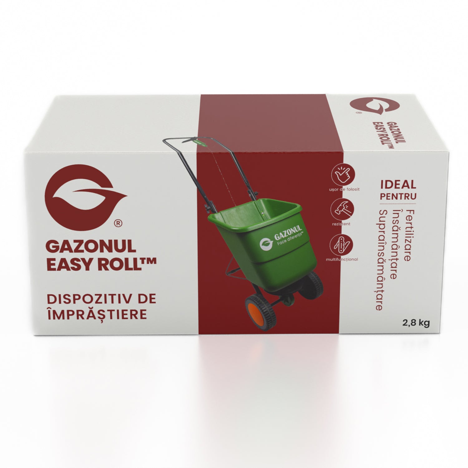 Dispozitiv de împrăștiere Easy Roll, manual, 12 L