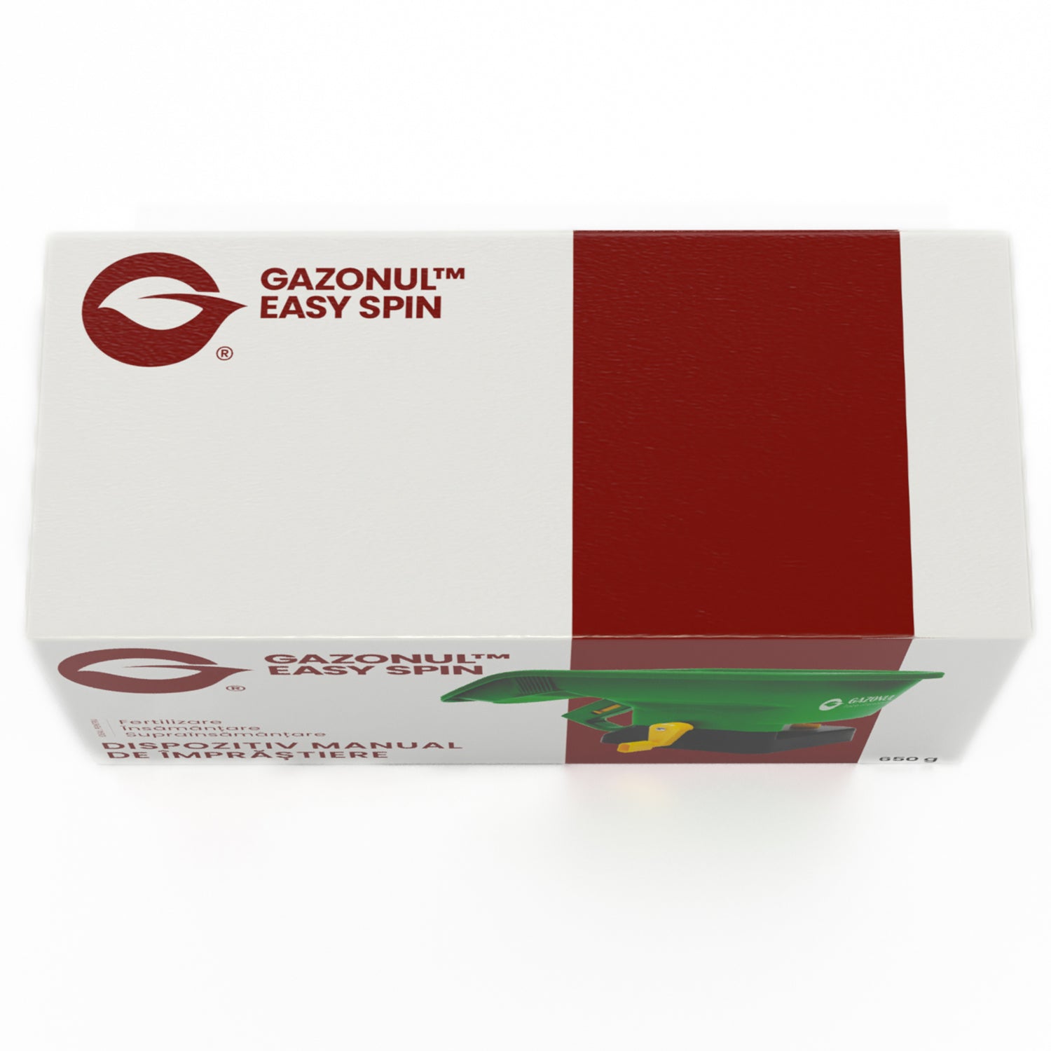 Distribuitor manual Easy Spin – 2 L pentru semințe și îngrășăminte