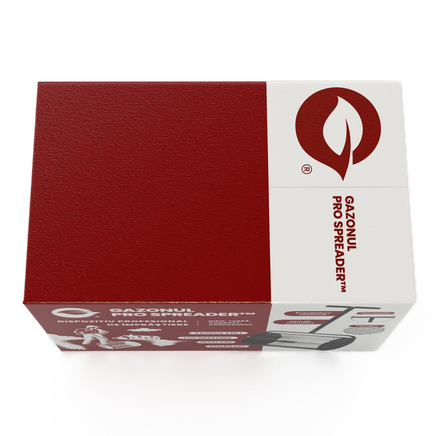 Dispozitiv profesional de împrăștiere PRO Spreader, manual, 72L
