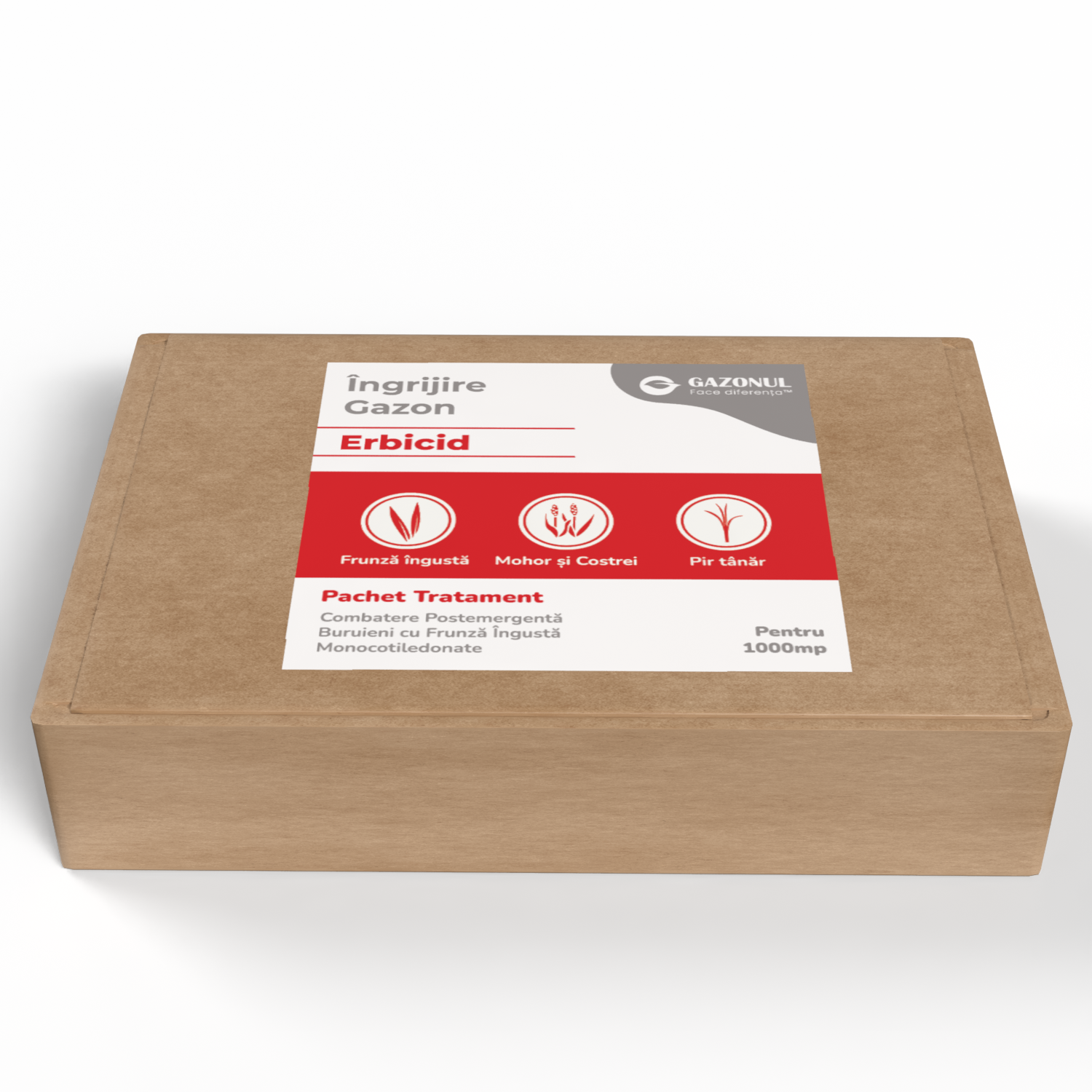 Pachet - Erbicid Selectiv Gazon – Combatere Postemergentă Buruieni cu Frunză Îngustă
