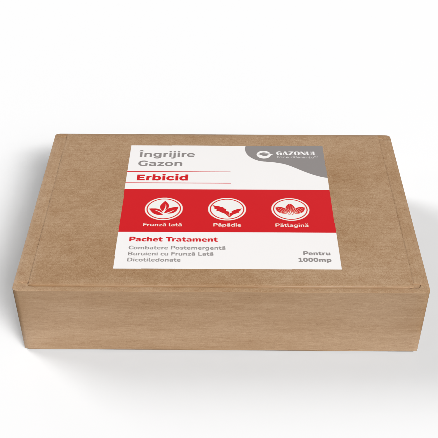 Pachet - Erbicid Selectiv Gazon – Combatere Postemergentă Buruieni cu Frunză Lată Dicotiledonate