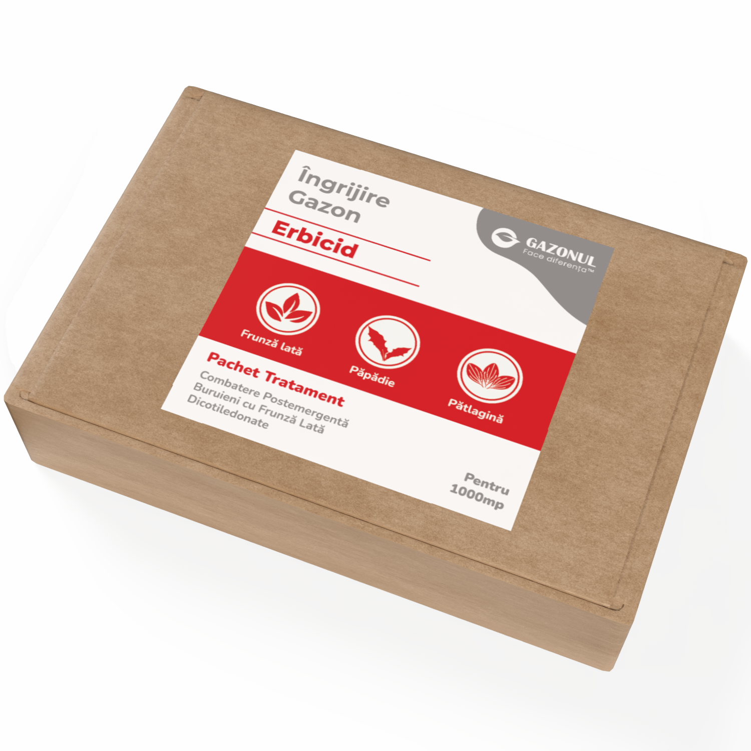 Pachet - Erbicid Selectiv Gazon – Combatere Postemergentă Buruieni cu Frunză Lată Dicotiledonate