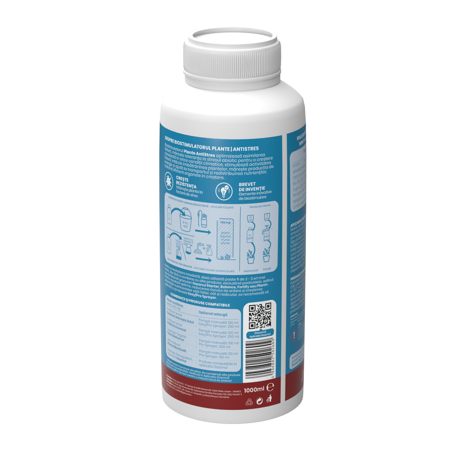 Biostimulator Plante AntiStres, protecție osmotică și fotosinteză activă