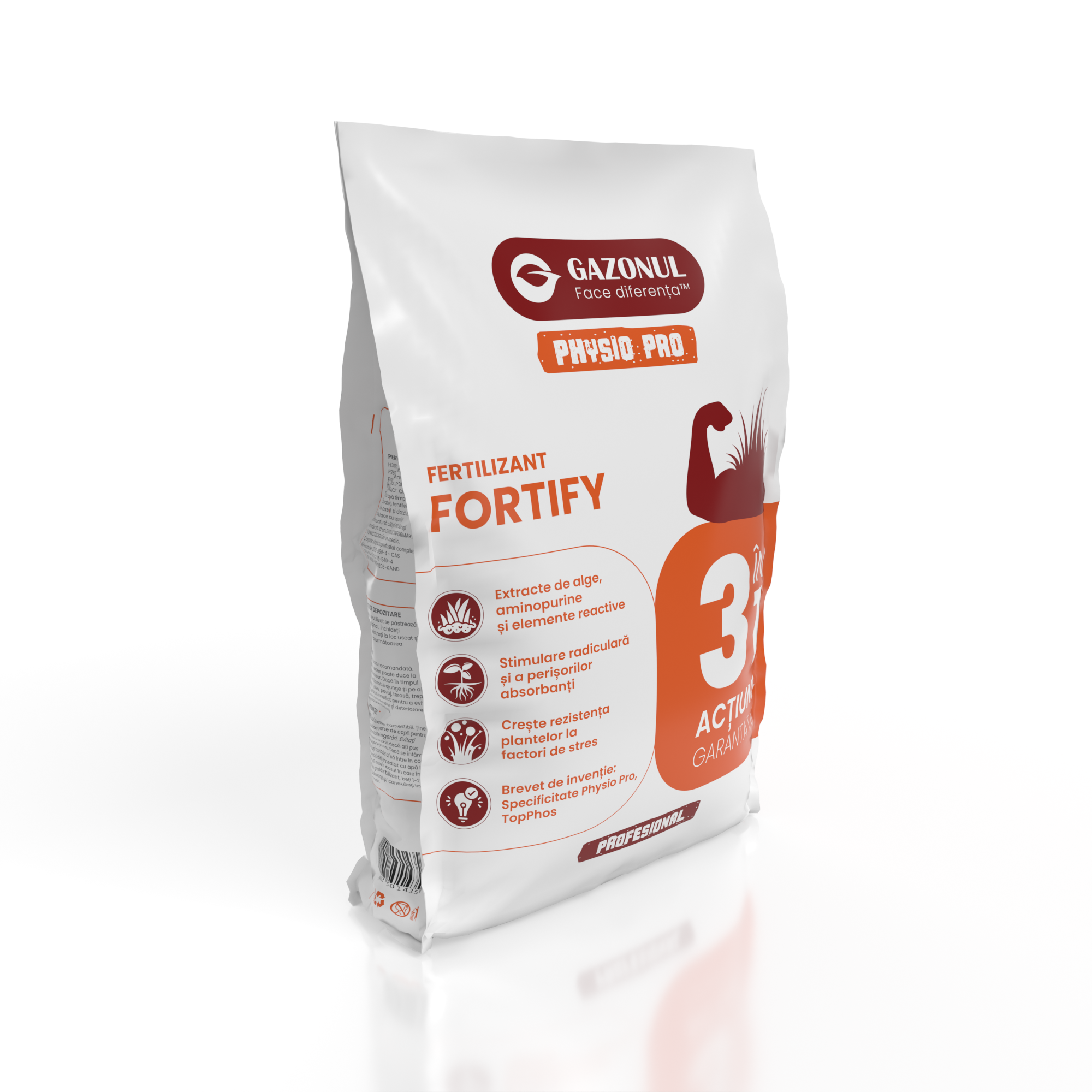 Îngrășământ gazon Fortify pentru rădăcini puternice și rezistență la stres