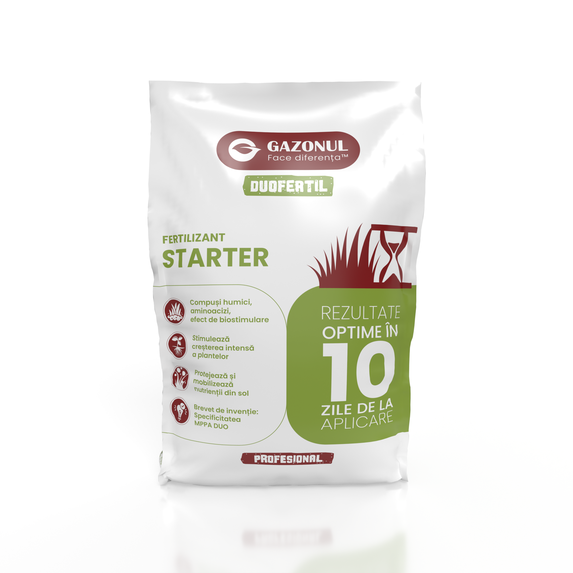 Îngrășământ gazon Starter pentru însămânțare, supraînsămânțare și reabilitare