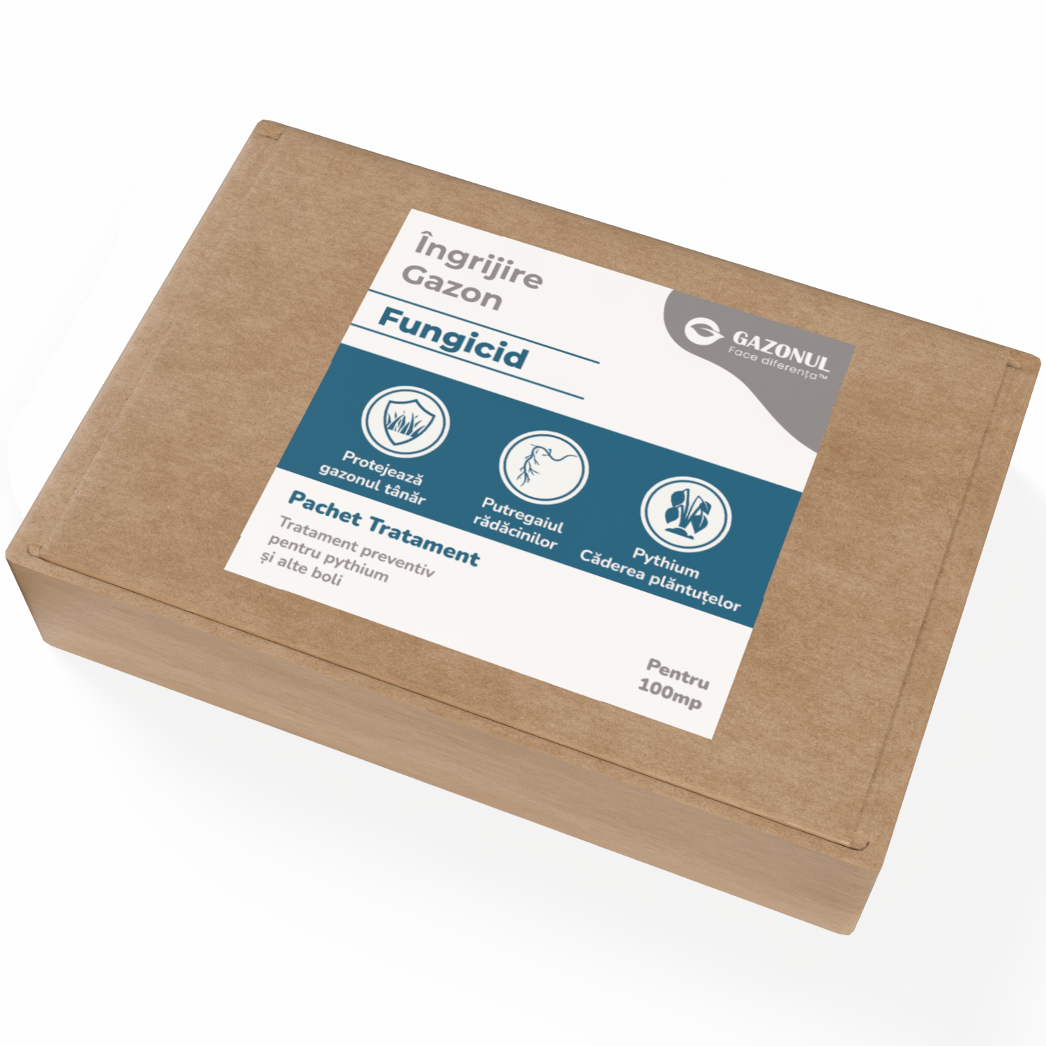 Pachet - Fungicid la însămânțare gazon – Tratament preventiv pentru Pythium și alte boli