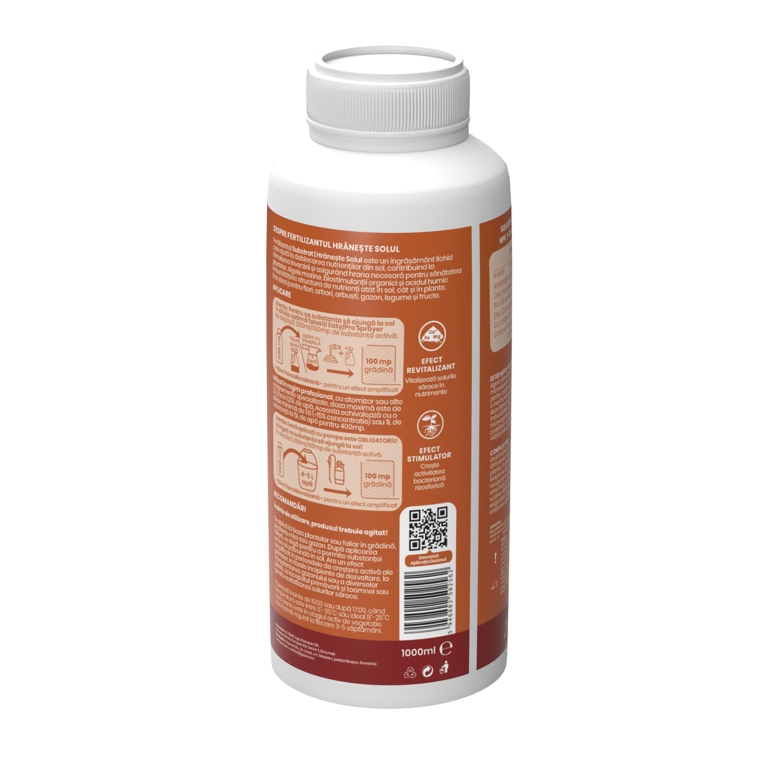 Îngrășământ Hrănește Solul pentru sol sănătos, echilibrat și fertil