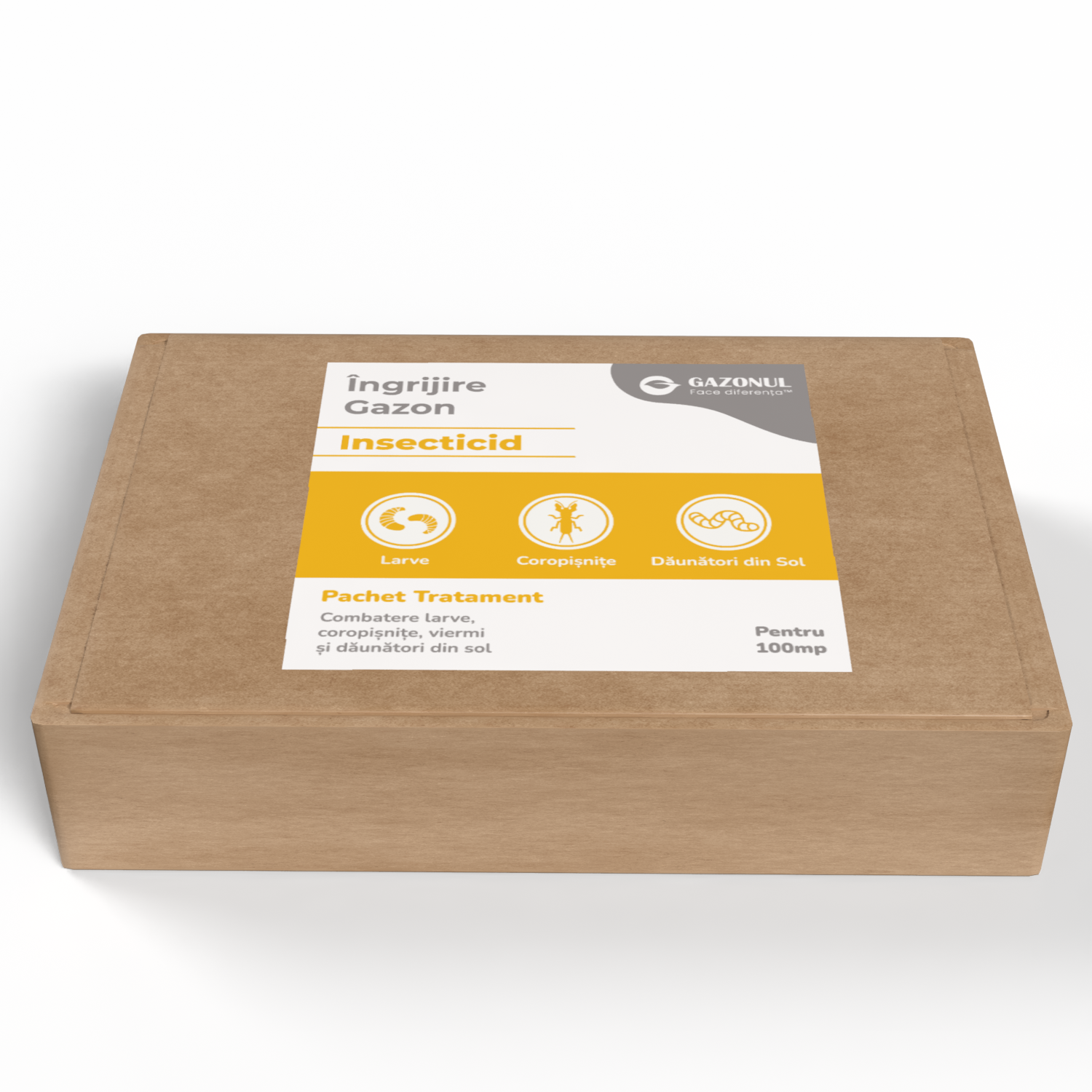 Pachet - Insecticid pentru Gazon – Combatere larve, coropișnițe, viermi și dăunători din sol