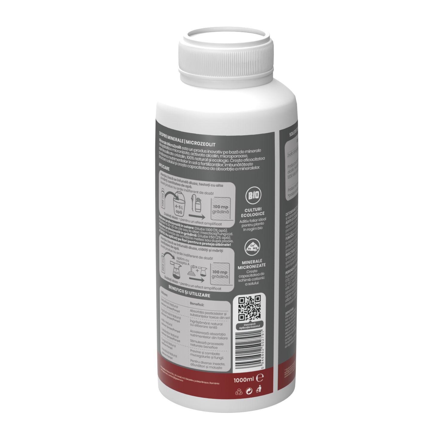 Minerale MicroZeolit, amendament 100% natural, protecție împotriva dăunătorilor