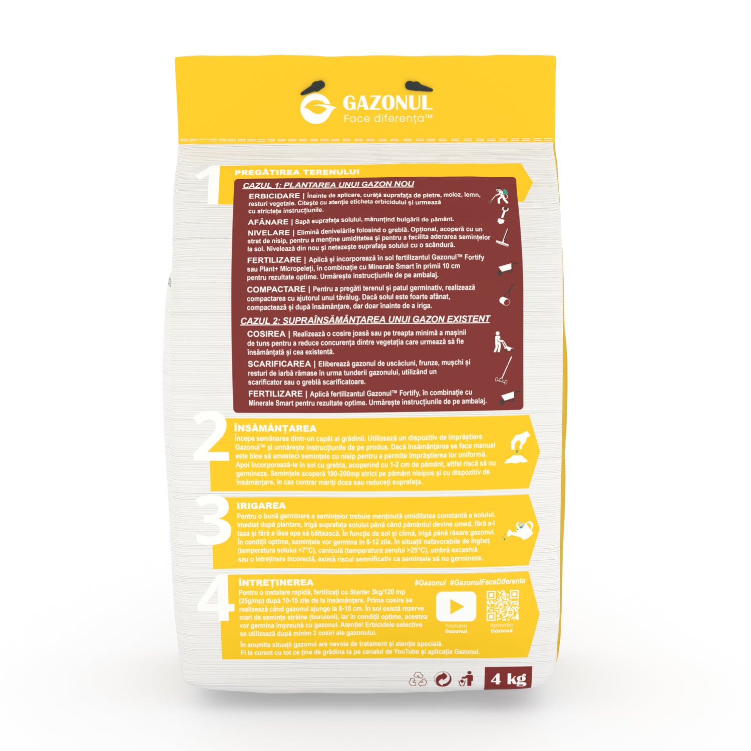 Semințe Gazon Clasic, amestec versatil pentru grădini și spații publice