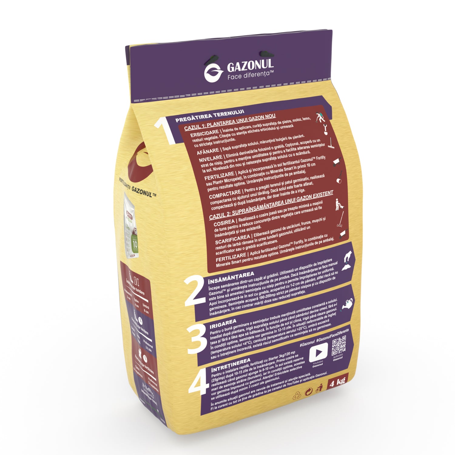 Semințe Gazon Select, pentru un covor verde, fin și de durată