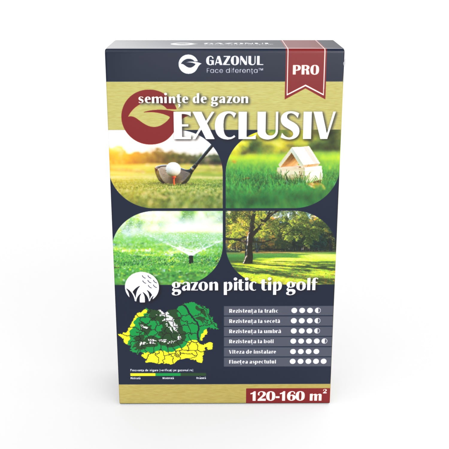 Semințe Gazon Exclusiv Golf Pitic cu creștere lentă și frunziș scurt