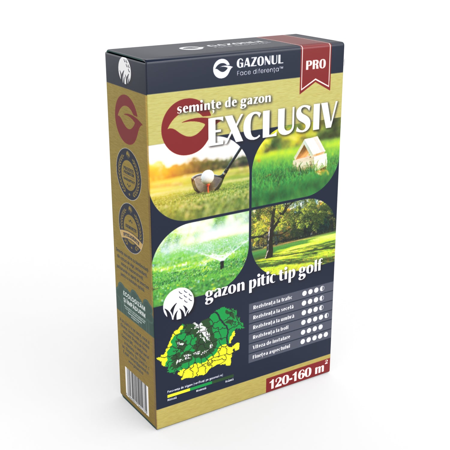 Semințe Gazon Exclusiv Golf Pitic cu creștere lentă și frunziș scurt