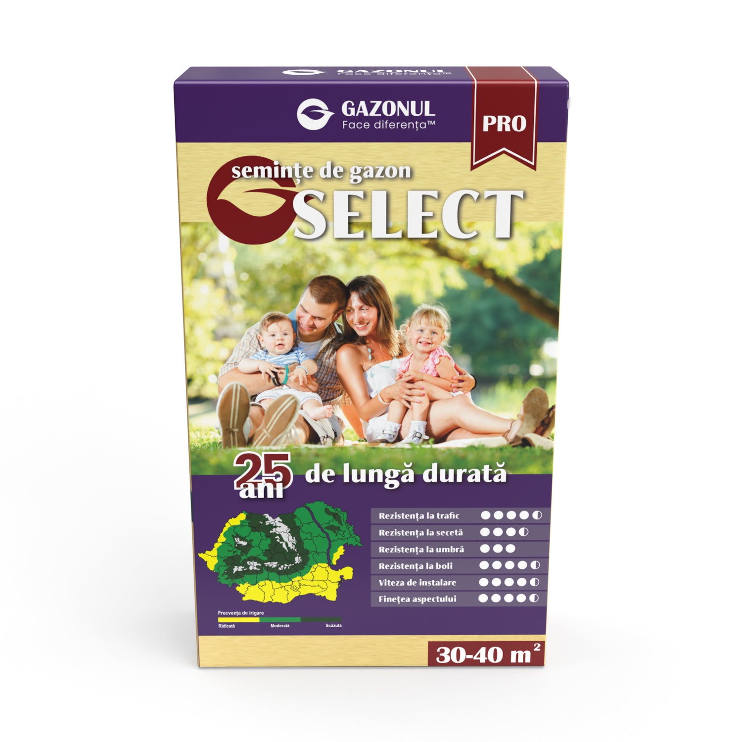 Semințe Gazon Select, pentru un covor verde, fin și de durată