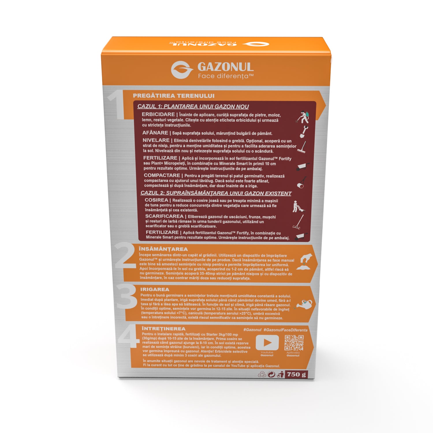 Semințe Gazon Umbră pentru livezi, spații umbrite și semiumbrite