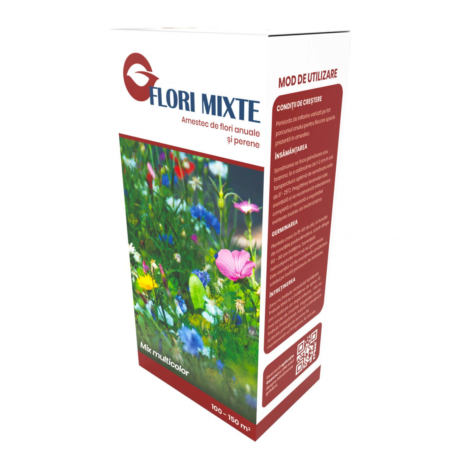 Semințe Flori Mixte, amestec de flori anuale și perene, talie medie