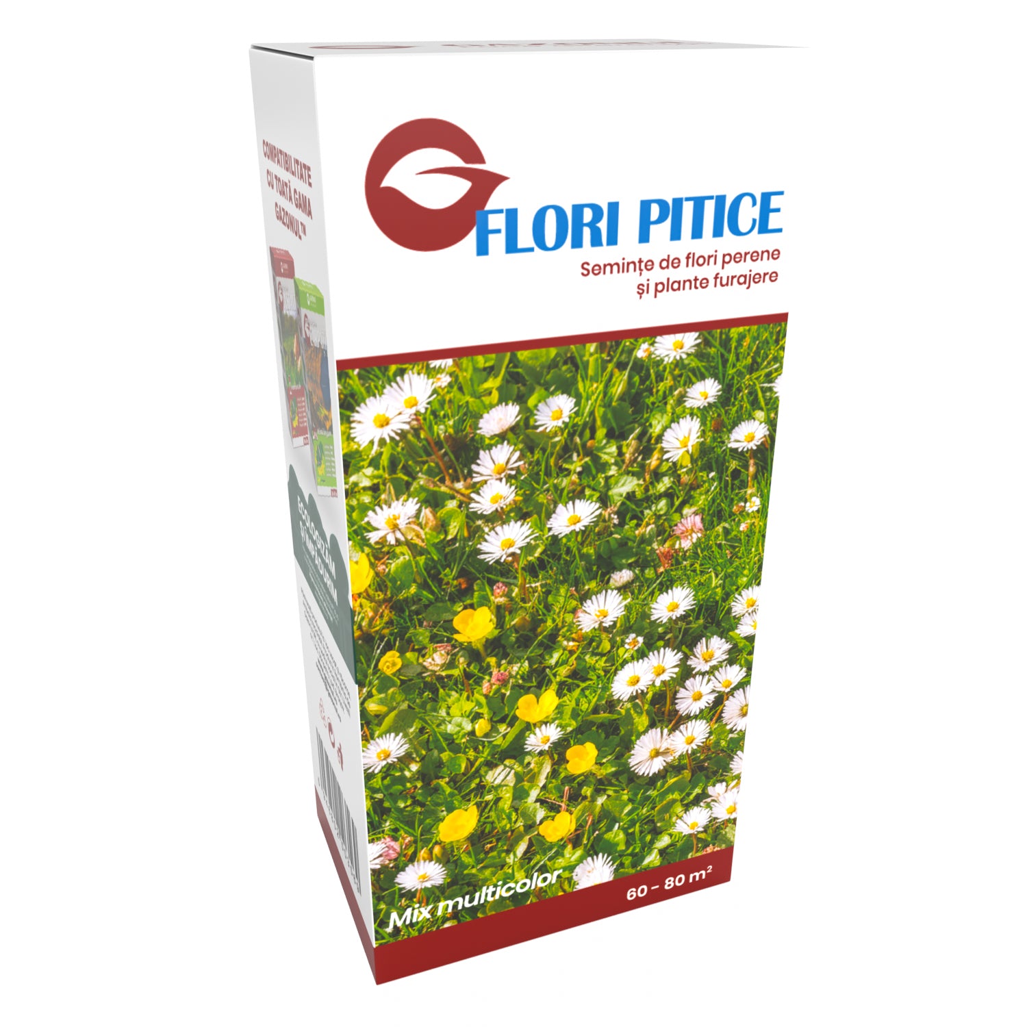 Semințe Flori Pitice, amestec decorativ cu flori anuale, perne și trifoi