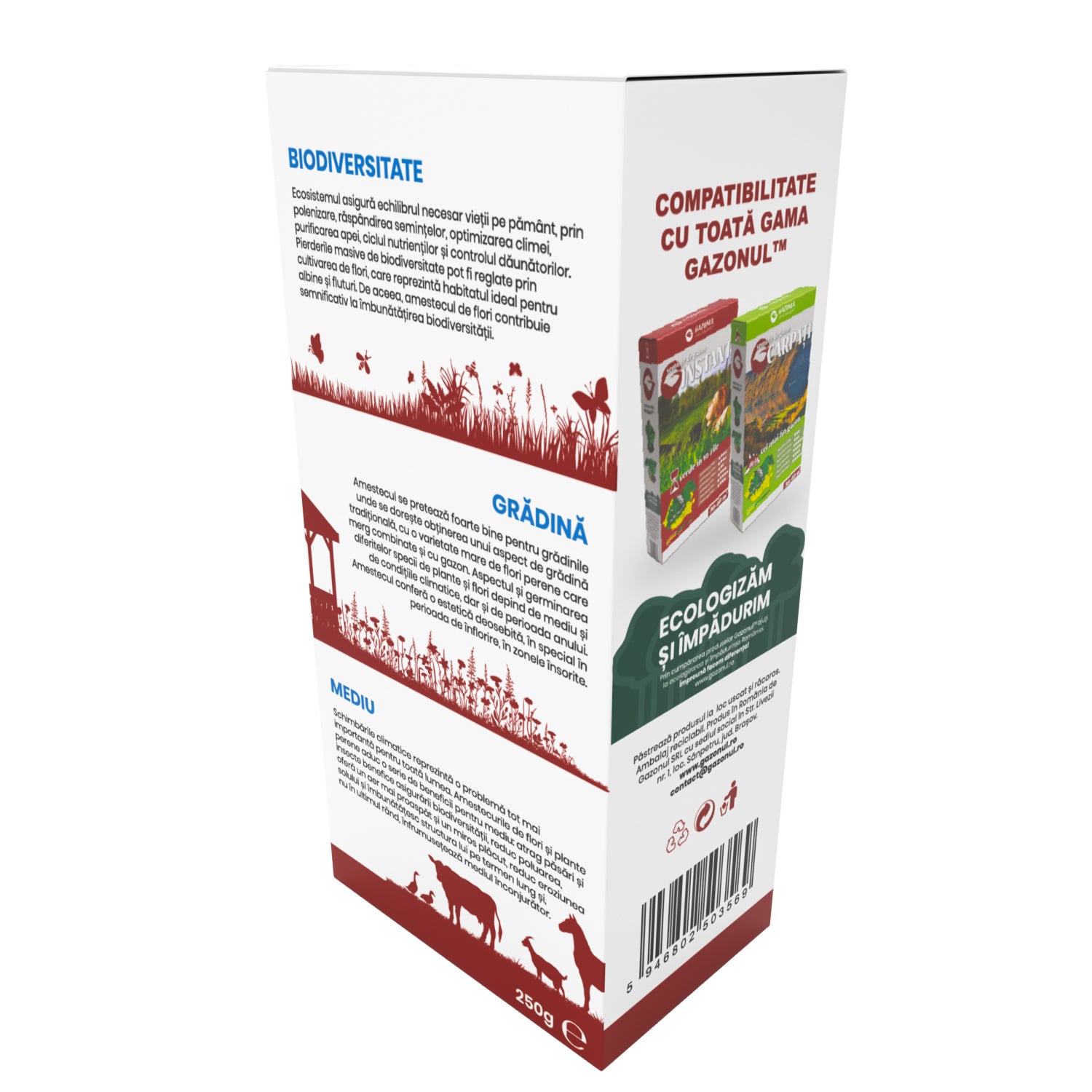 Semințe Flori Pitice, amestec decorativ cu flori anuale, perne și trifoi