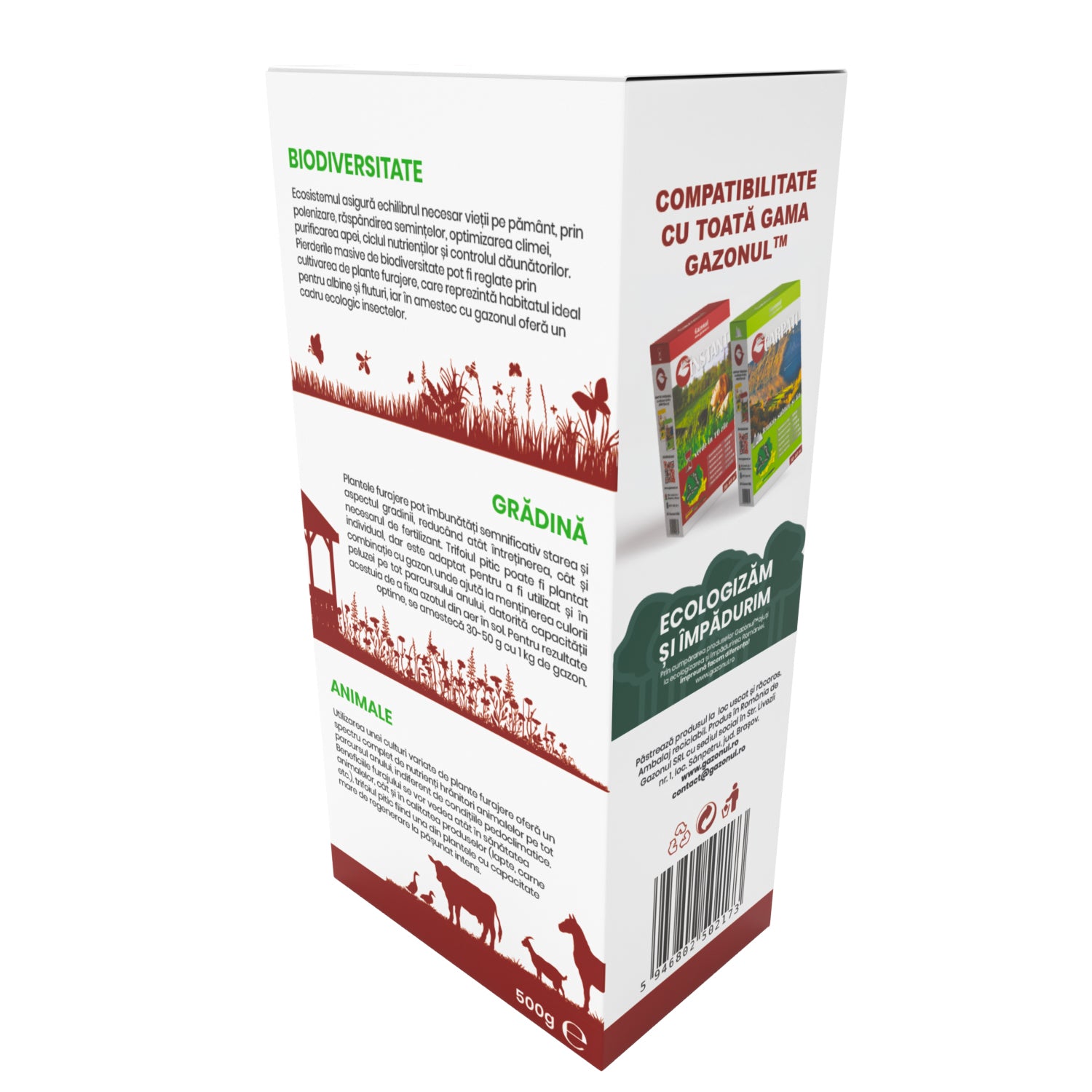 Semințe Trifoi Pitic pentru utilizare separată sau în amestec cu gazon