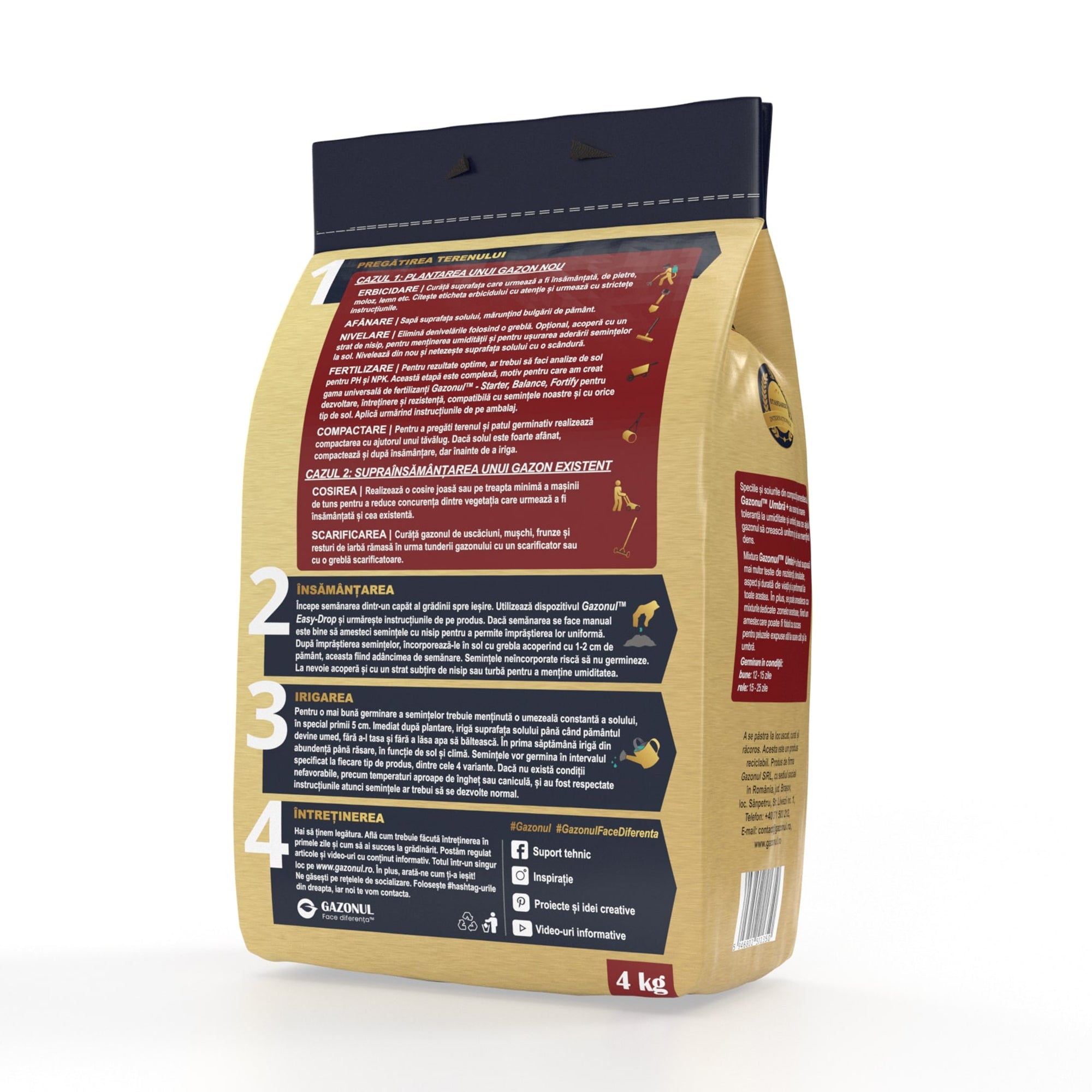 Semințe Gazon Exclusiv Golf Pitic cu creștere lentă și frunziș scurt