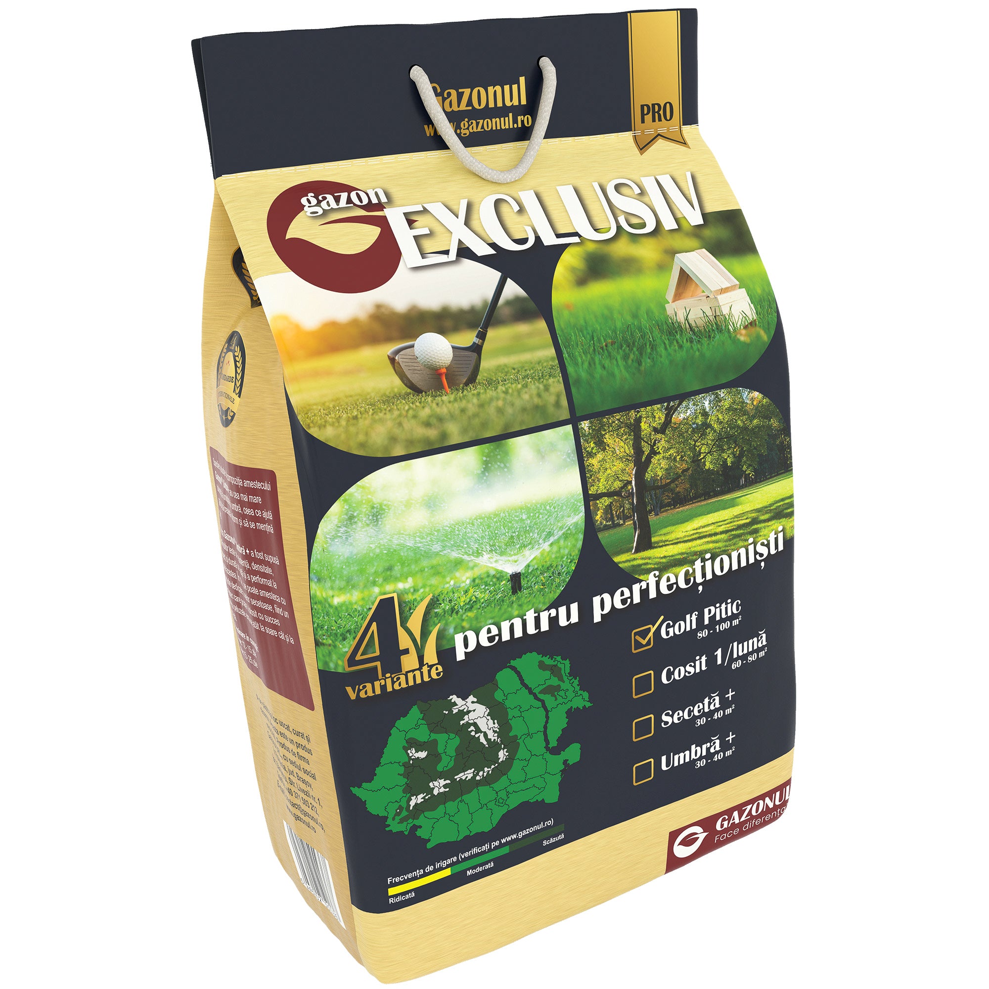 Semințe Gazon Exclusiv Golf Pitic cu creștere lentă și frunziș scurt