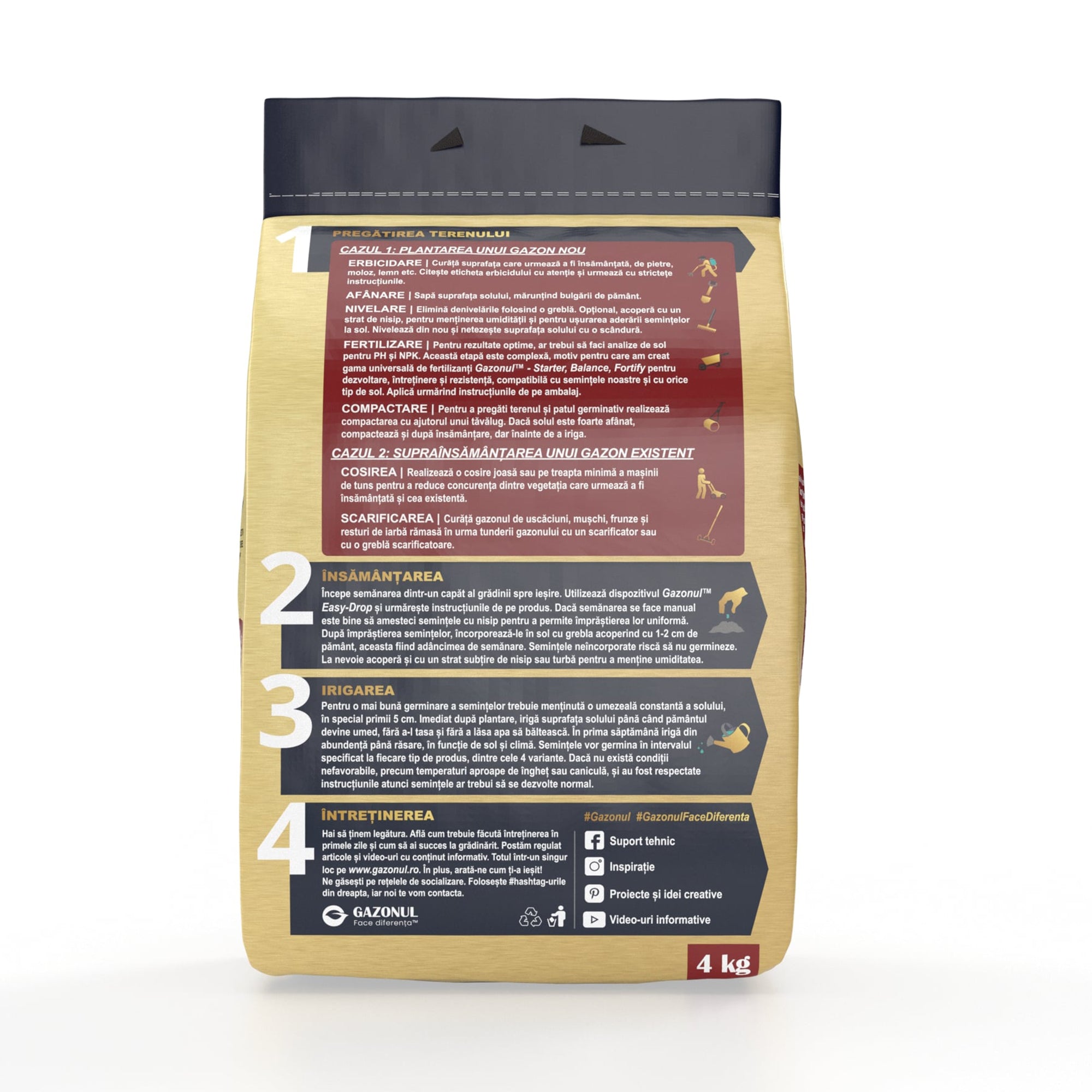 Semințe Gazon Exclusiv Golf Pitic cu creștere lentă și frunziș scurt