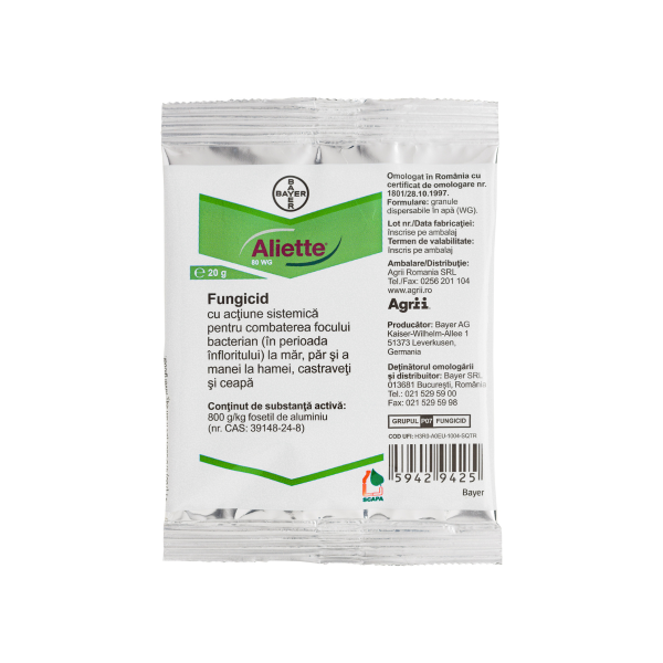 Fungicid Aliette 80 WG