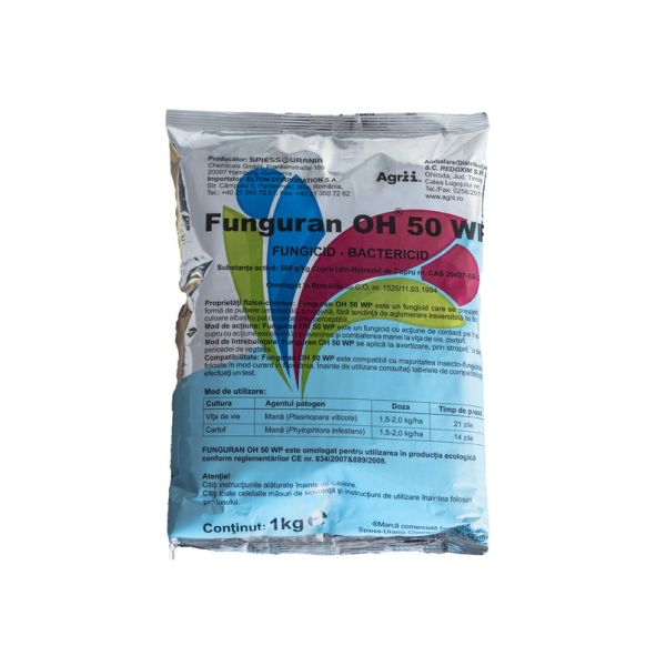 Fungicid Funguran OH 50 WP