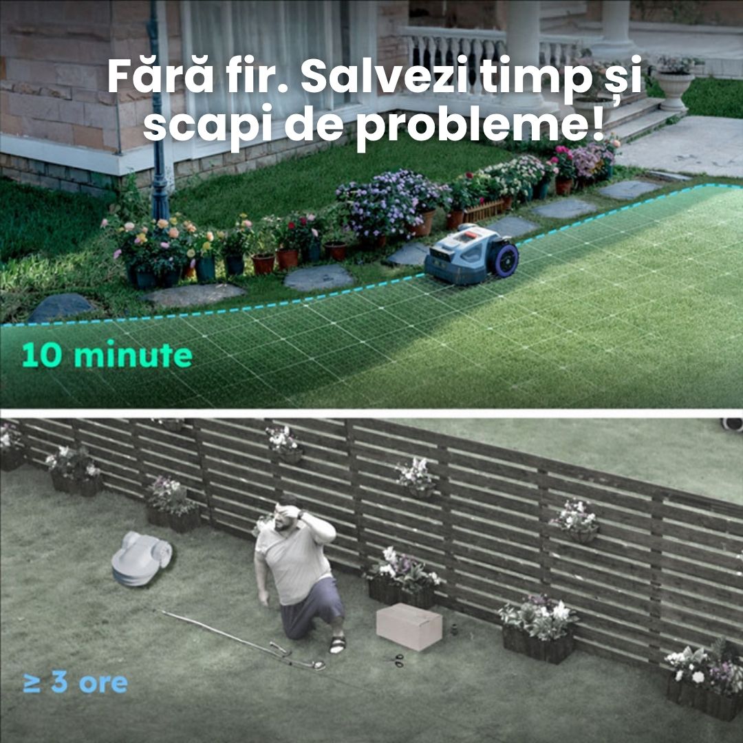 Robot de tuns gazonul ANTHBOT M5 RTK, fără fir perimetral