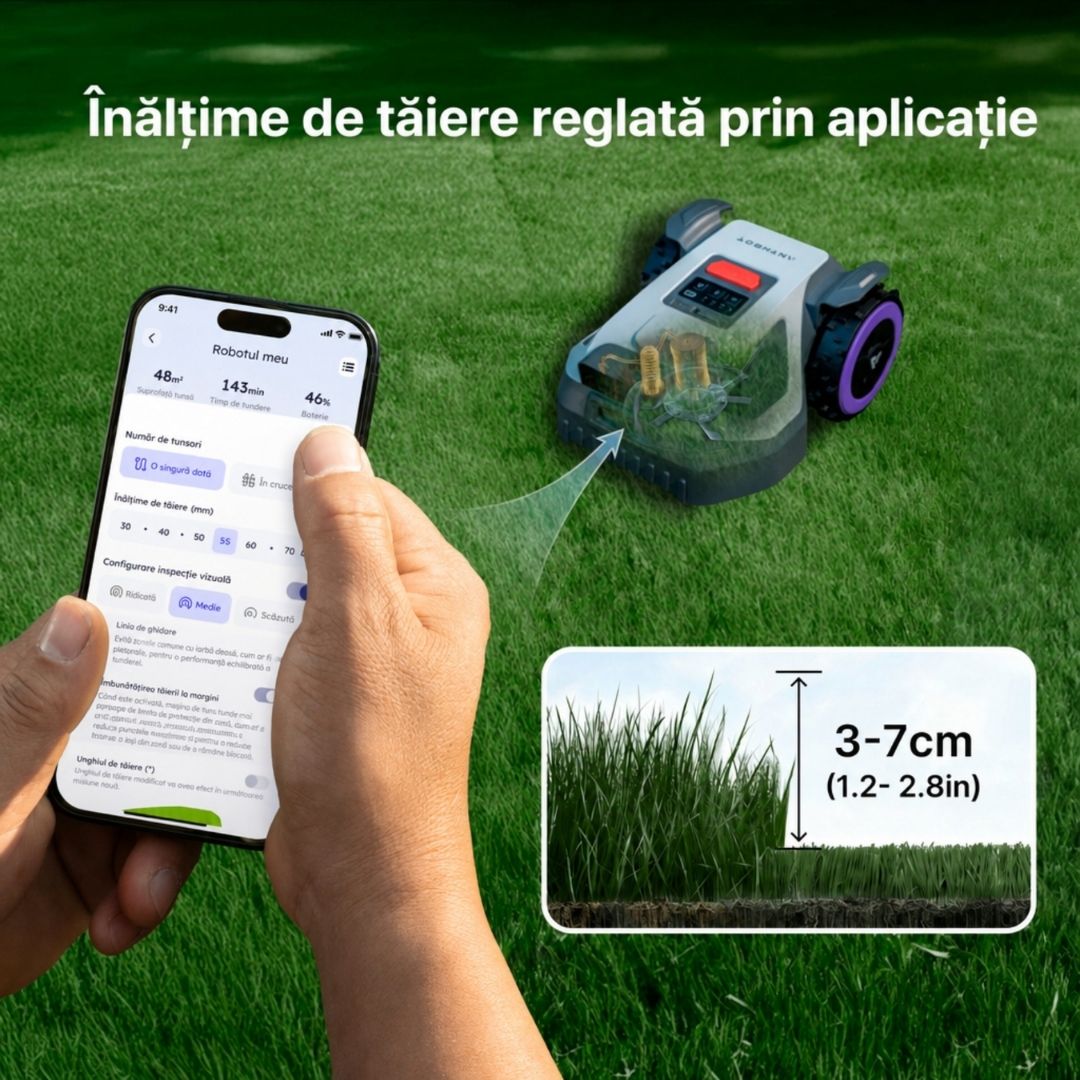 Robot de tuns gazonul ANTHBOT M5 RTK, fără fir perimetral