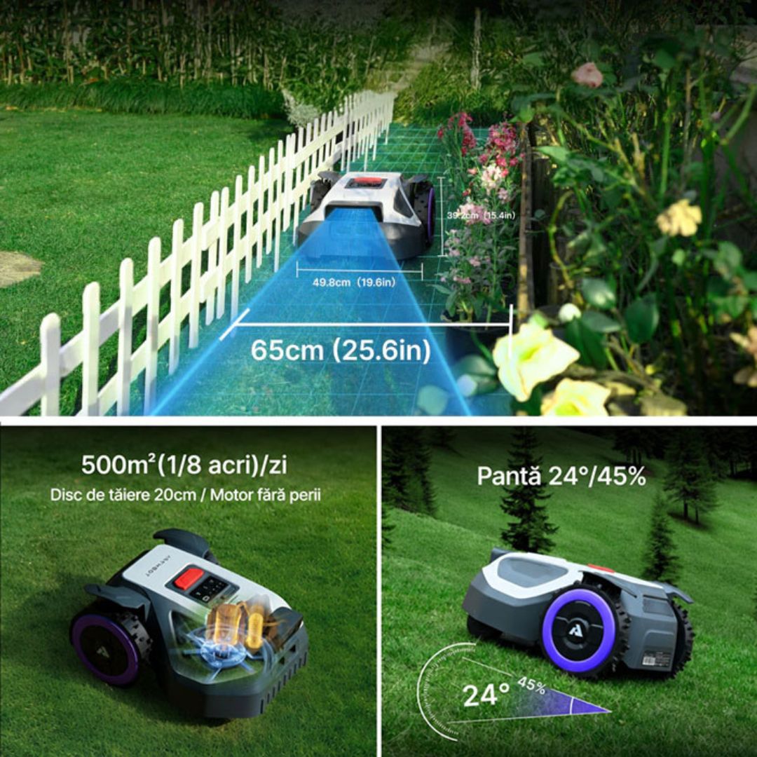 Robot de tuns gazonul ANTHBOT M5 RTK, fără fir perimetral
