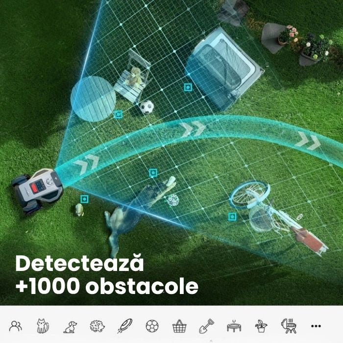 Robot de tuns gazonul ANTHBOT M5 LiDAR, fără fir perimetral