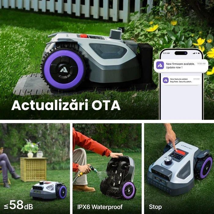Robot de tuns gazonul ANTHBOT M5 LiDAR, fără fir perimetral