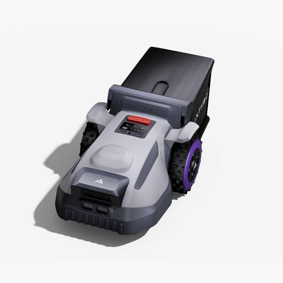 Robot de tuns gazonul ANTHBOT N8, cu coș colector, RTK + Vision, max. 1.500 m², fără fir perimetral