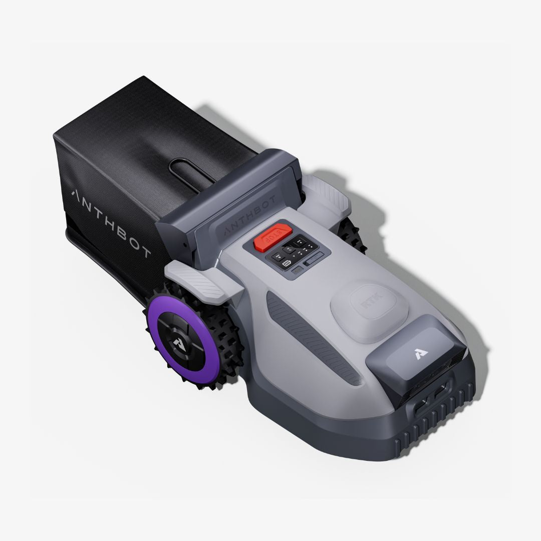 Robot de tuns gazonul ANTHBOT N8, cu coș colector, RTK + Vision, max. 1.500 m², fără fir perimetral