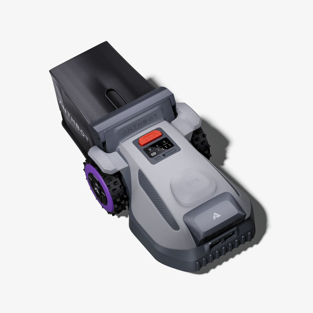 Robot de tuns gazonul ANTHBOT N8, cu coș colector, RTK + Vision, max. 1.500 m², fără fir perimetral