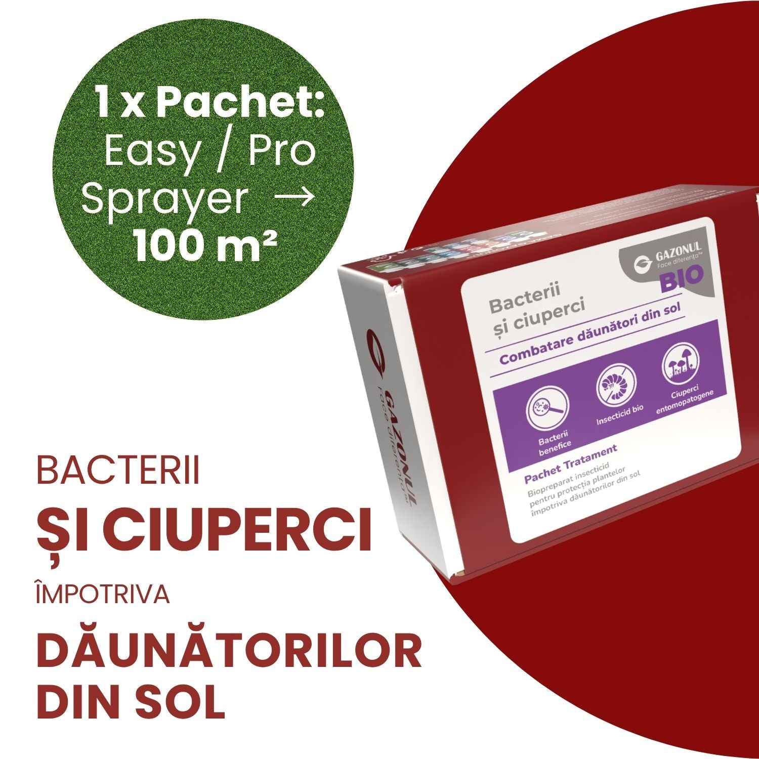Pachet Tratament Bio - Bacterii și ciuperci pentru combaterea dăunătorilor din sol