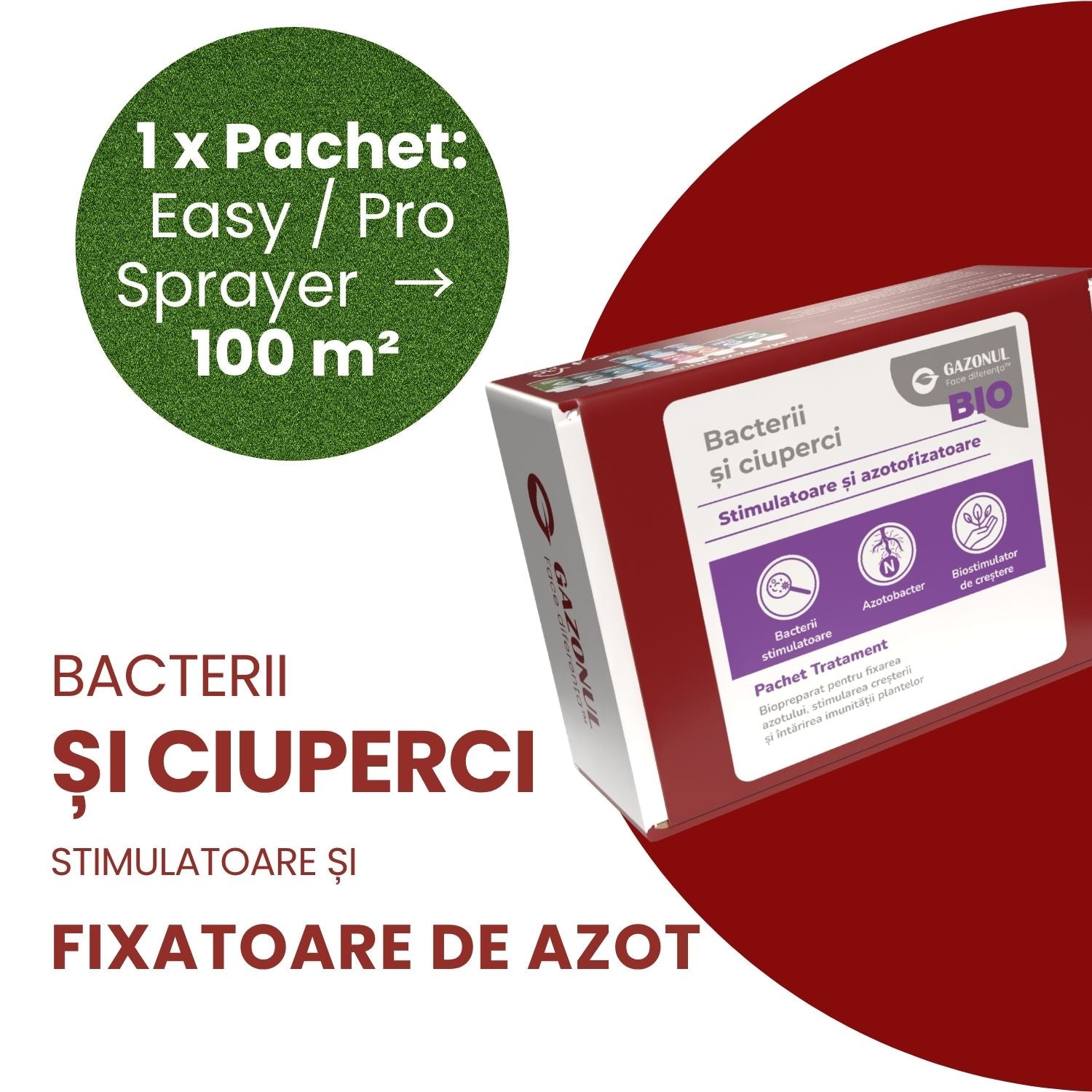 Pachet Tratament Bio - Bacterii și ciuperci stimulatoare și azotofixatoare