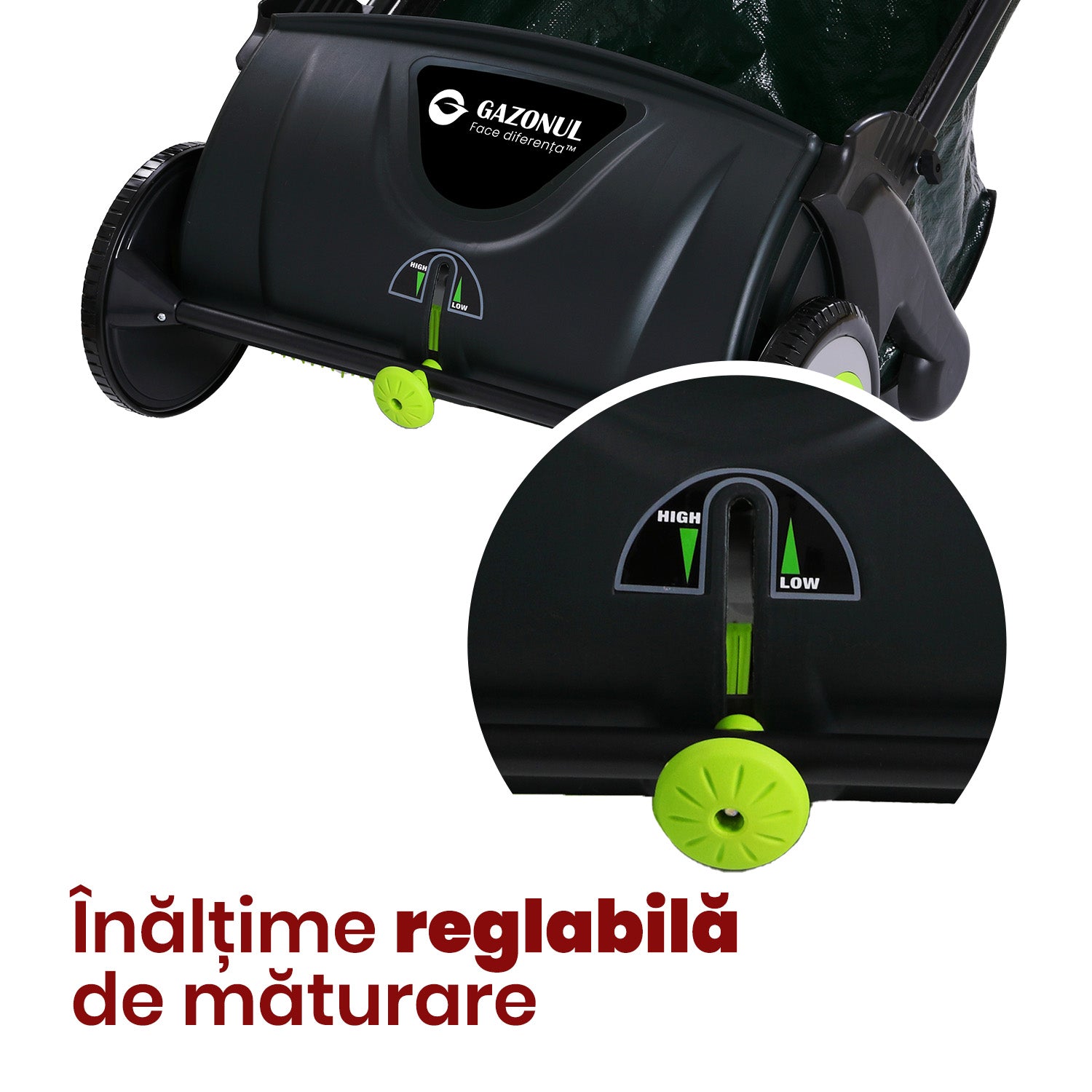 Mașină de măturat Easy Sweeper pentru gazon și frunze